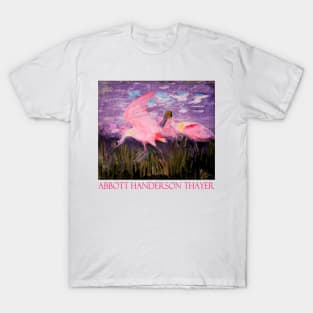 Roseate Spoonbills by Abbott Handerson Thayrer T-Shirt